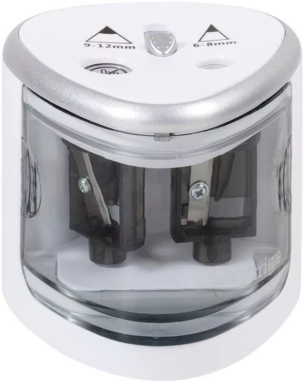 Temperówka elektryczna na dwa otwory czarna STRIGO - tantis.pl