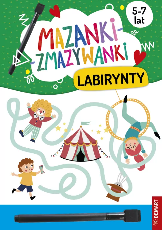 Mazanki-zmazywanki. Labirynty - tantis.pl