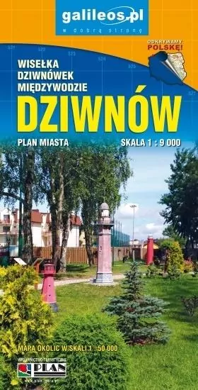 Plan miasta. Dziwnów, Dziwnówek, Międzywodzie - tantis.pl