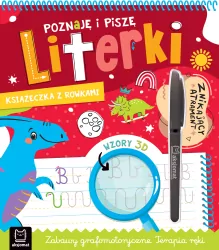 Poznaję i piszę literki. Książeczka z rowkami