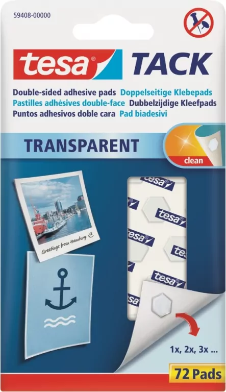 Tesa płatki mocujący 72 sztuk - tantis.pl