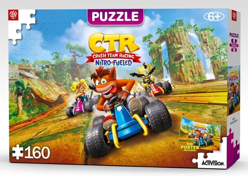 Puzzle Kids 160. Crash Team Racing: Nitro-Fueled - tantis.pl