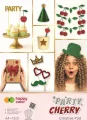 Blok A4 holographic+brokat 10ark Party Cherry - tantis.pl