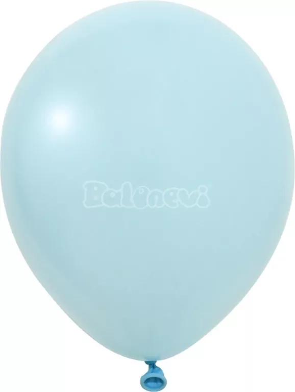 Balony lateksowe Macaron niebieskie 25cm - tantis.pl