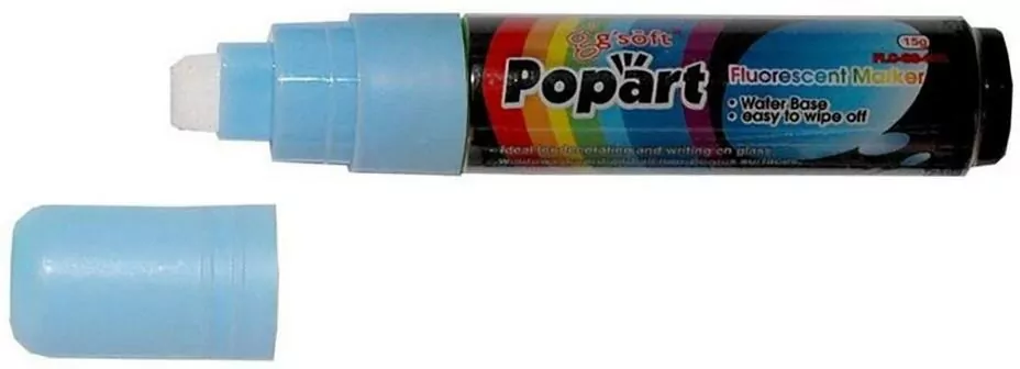 Marker kredowy 15g niebieski D.RECT - tantis.pl
