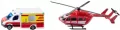 Siku Super - Mercedes-Benz Ambulans + Helikopter - tantis.pl