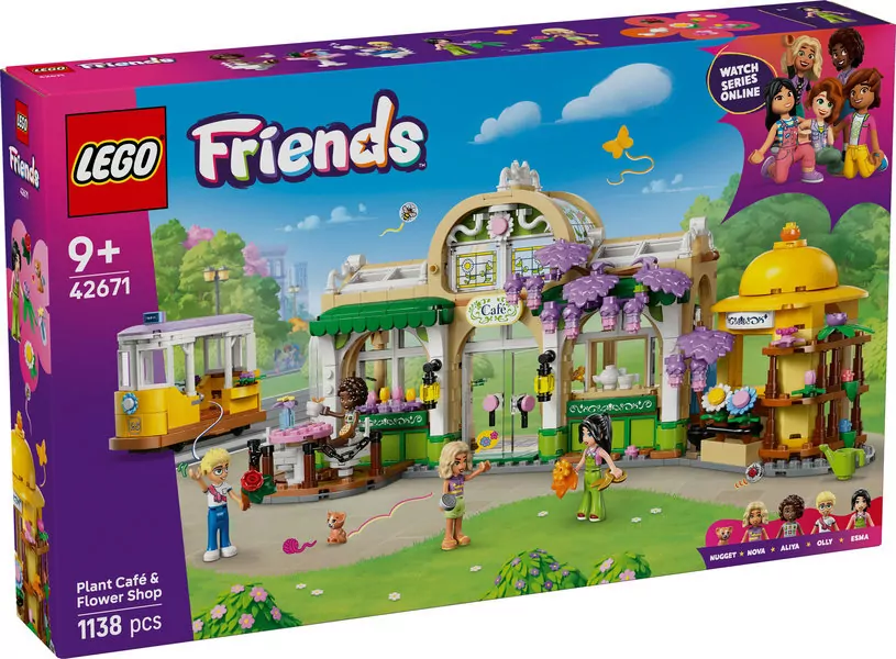 LEGO® Friends. Zielona kawiarnia i kwiaciarnia 42671 - tantis.pl