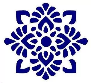 Szablon zmywalny ornament A4 20x30cm - tantis.pl