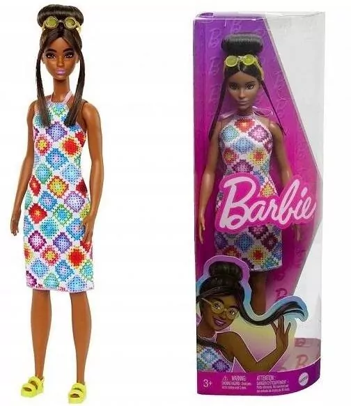 Barbie Fashionistas. Lalka w sukience - tantis.pl
