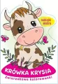 Zwierzakowe kolorowanki. Krówka Krysia - tantis.pl