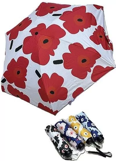 Parasolka kwiaty 50cm MIX - tantis.pl