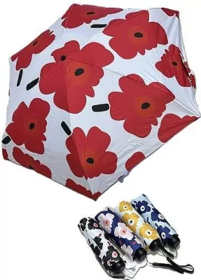 Parasolka kwiaty 50cm MIX