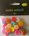 Guziki pastelowe 15mm. Kolorowe 12g - tantis.pl