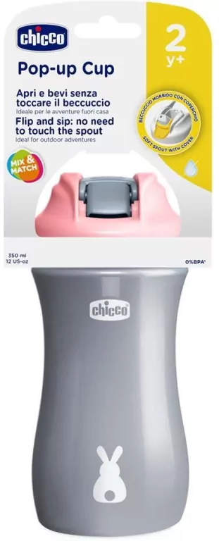 Bidon z miękkim ustnikiem 350ml różowy - tantis.pl