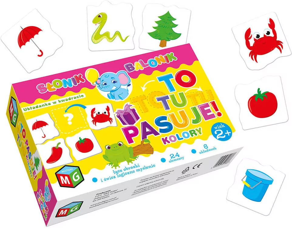 To tu pasuje Kolory. Słonik Balonik - tantis.pl