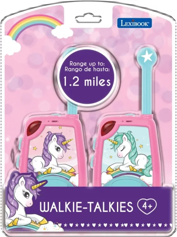 Krótkofalowki Walkie-talkie Jednorożec z funkcją alfabetu Morse'a - tantis.pl