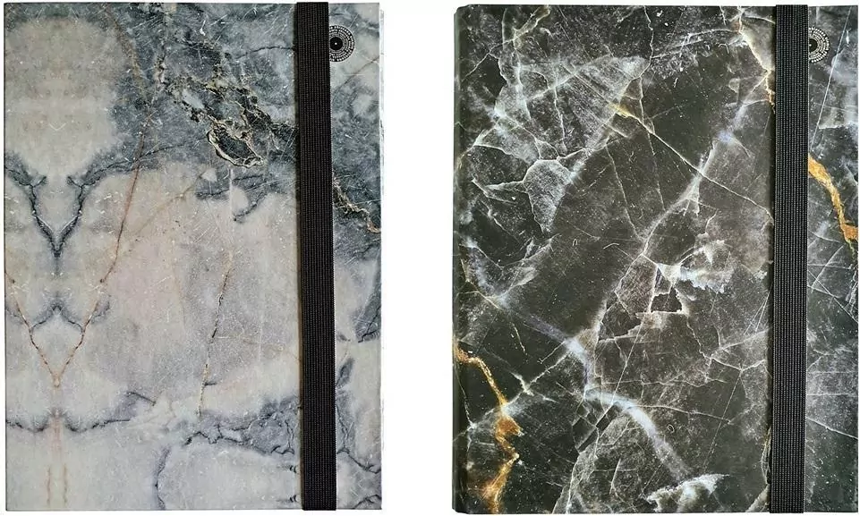 Teczka A4 skrzydłowa z gumką Marble MIX - tantis.pl
