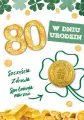 Karnet urodziny 80 - tantis.pl