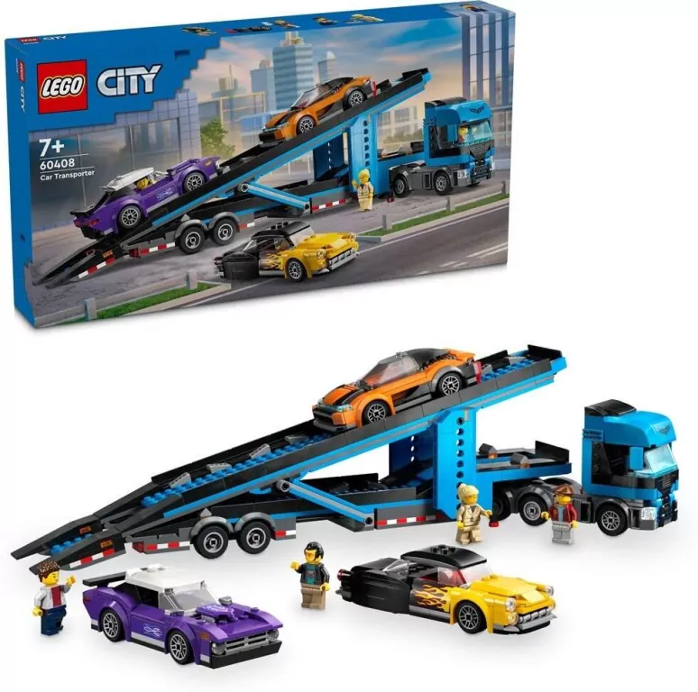 LEGO® City. Laweta z samochodami sportowymi. 60408 - tantis.pl