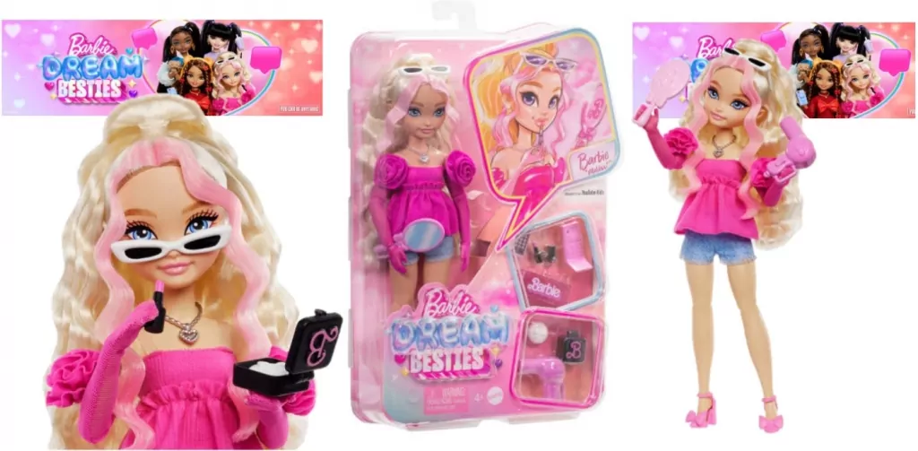 Barbie Dream Besties Malibu Lalka i akcesoria - tantis.pl