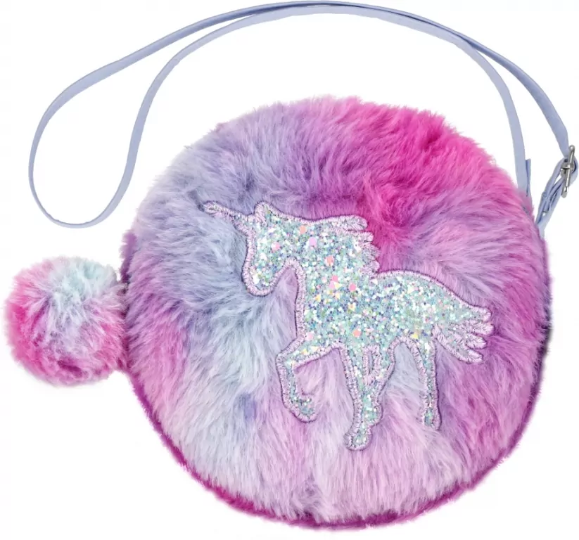 Torebka na ramię pluszowa. Unicorn - tantis.pl