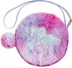 Torebka na ramię pluszowa. Unicorn