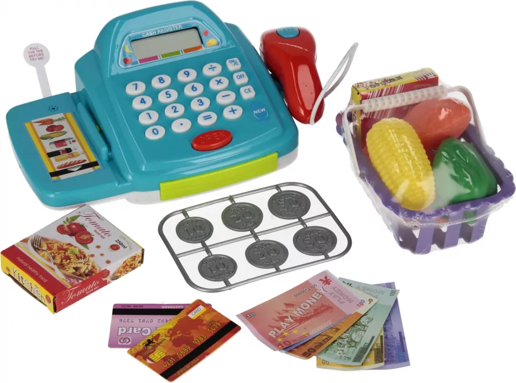Kasa sklepowa na baterie z akcesoriami Mega Creative 543488 - tantis.pl
