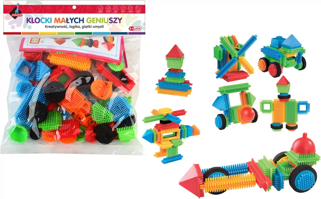 Klocki szczotki 46 elementów - tantis.pl