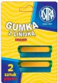 Gumka i linijka 5cm 2w1 Astra blister 2 sztuki - tantis.pl
