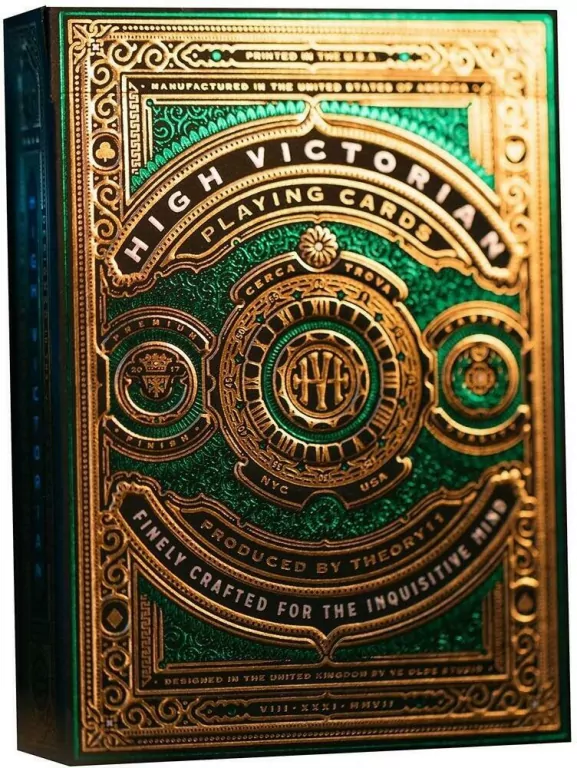 Karty. High Victorian. Zielone - tantis.pl