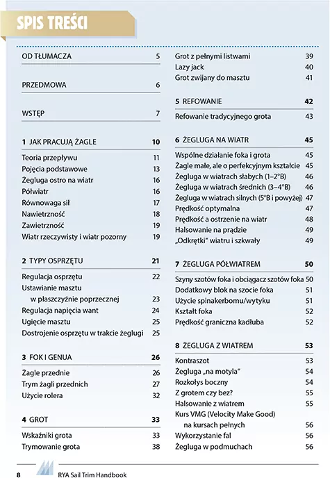 Trymowanie żagli. Podręcznik RYA. Książki dla żeglarz wyd. 5 - tantis.pl
