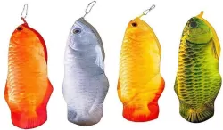 Piórnik saszetka w kształcie ryby MIX