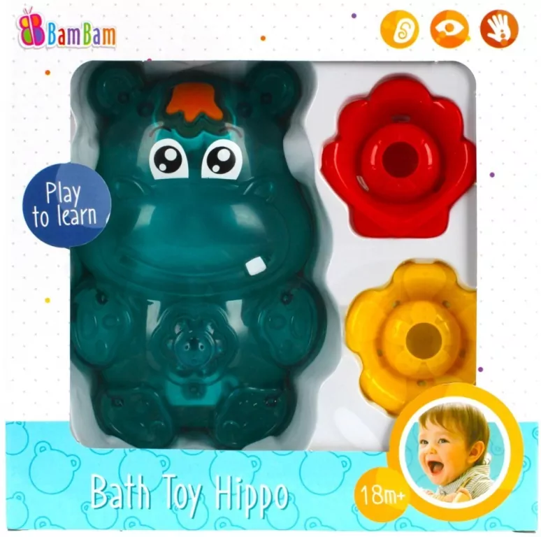 Zabawka do kąpieli Hipcio - tantis.pl