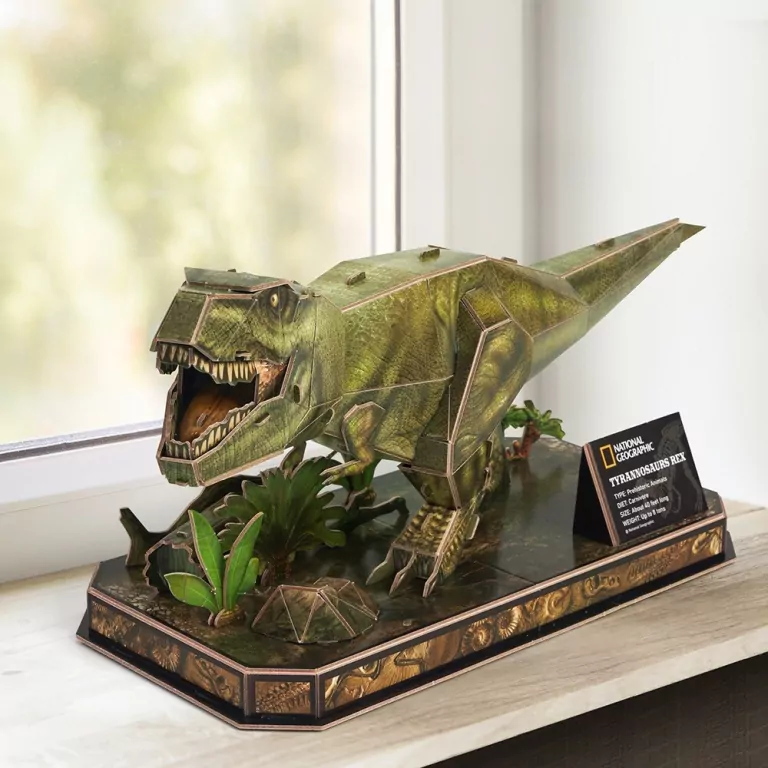 Puzzle 3D. T-Rex National Geographic - tantis.pl