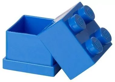 LEGO(R) pudełeczko klocek czwórka niebieski - tantis.pl