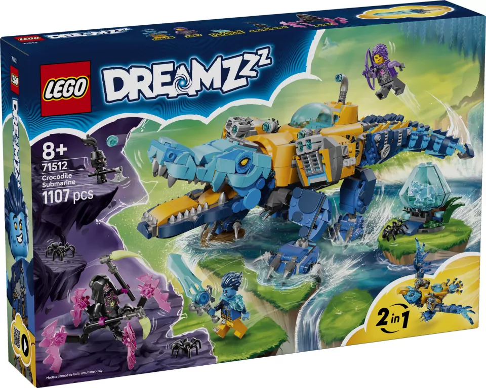 LEGO®. DREAMZZZ Krokodylołódź podwodna. 71512 - tantis.pl