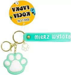 Brelok miętowy kocia łapka
