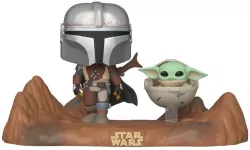 Funko POP TV Moments: Star Wars - The Mandalorian - The Mandalorian with The Child
