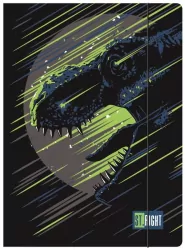 Teczka z gumką A4 St.Right DINOSAUR