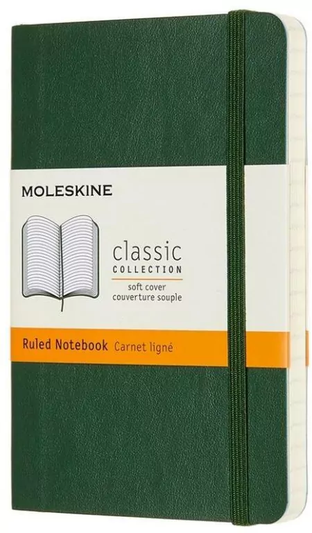 Notes 9x14 linie myrtle green MOLESKINE - tantis.pl