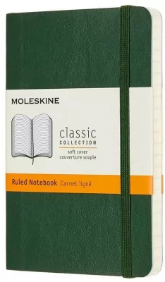 Notes 9x14 linie myrtle green MOLESKINE