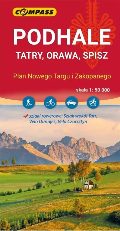 Mapa - Podhale, Tatry, Orawa, Spisz 1:50 000 - tantis.pl