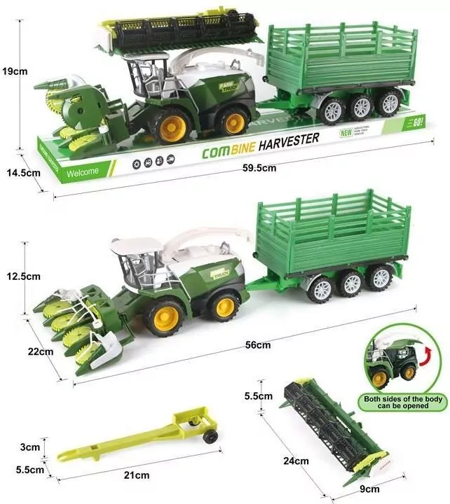Zestaw kombajnów z przyczepą - tantis.pl