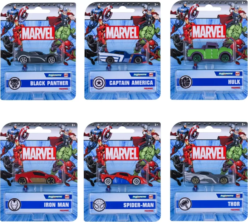 Jada Marvel Pojazdy metalowe 1:64 mix - tantis.pl