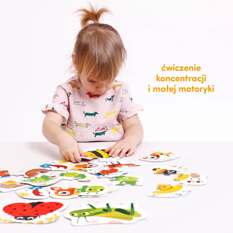CzuCzu. Puzzle Robaczki czworaczki 2+ - tantis.pl