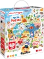CzuCzu. Puzzle 100 Obserwacyjne. Mapa Polski - tantis.pl