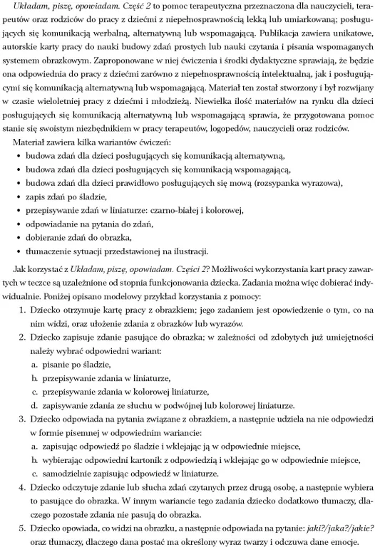 Układam. Piszę. Opowiadam. Część 2 - tantis.pl
