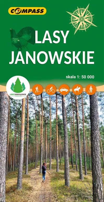 Mapa - Lasy Janowskie - tantis.pl