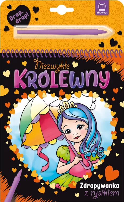 Niezwykłe królewny. Zdrapywanka z rysikiem - tantis.pl