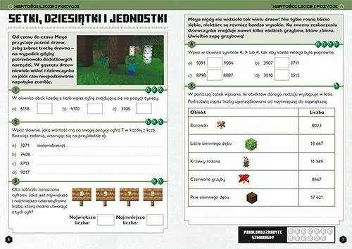 Minecraft. Matematyka. Megazadania. 10+ - tantis.pl